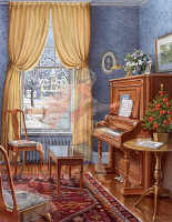 image - piano lesson by charles peterson