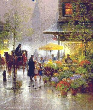 Flower Shop by G. Harvey