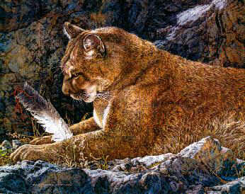 Judy Larson 's " Paws and Reflect "