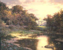 image sunset at the courthouse by l. dyke