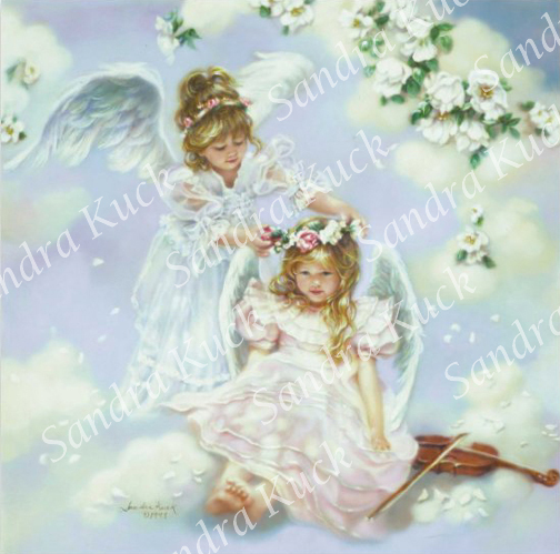 Sandra Kuck S Limited Edition Print Angels Touch