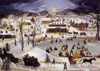 Skating on Swan Pond image