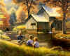 Fishing Buddies print by Mark Keathley