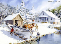 image November at Anderson's Dock by Charles Peterson