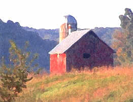 Red Barn by Tom Crozier