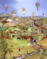 image Balloon over the cambridge valley by will moses